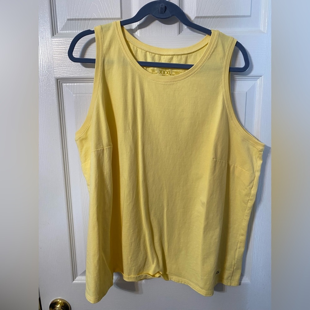 Life is Good Women's Yellow  Tank Top XXXL